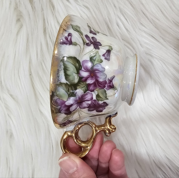 Royal Sealy China vintage antique teacup and saucer - Picture 11 of 11